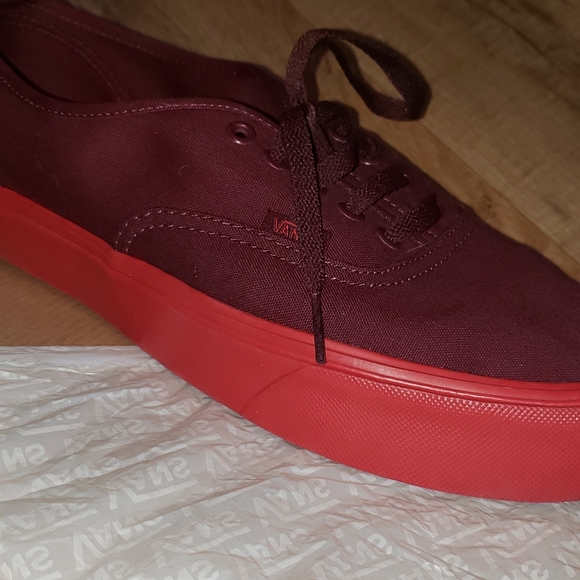 Vans rare color way port wine red NWT mens 11 - Picture 7 of 16